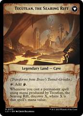 Brass's Tunnel-Grinder // Tecutlan, The Searing Rift (Extended Art) [The Lost Caverns of Ixalan] | Silver Goblin