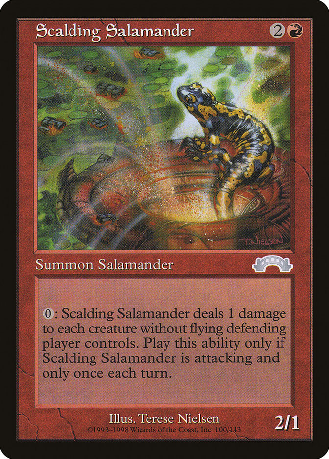 Scalding Salamander [Exodus] | Silver Goblin