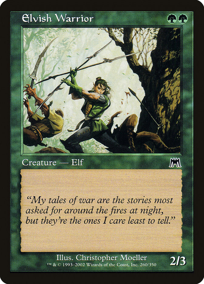 Elvish Warrior [Onslaught] | Silver Goblin