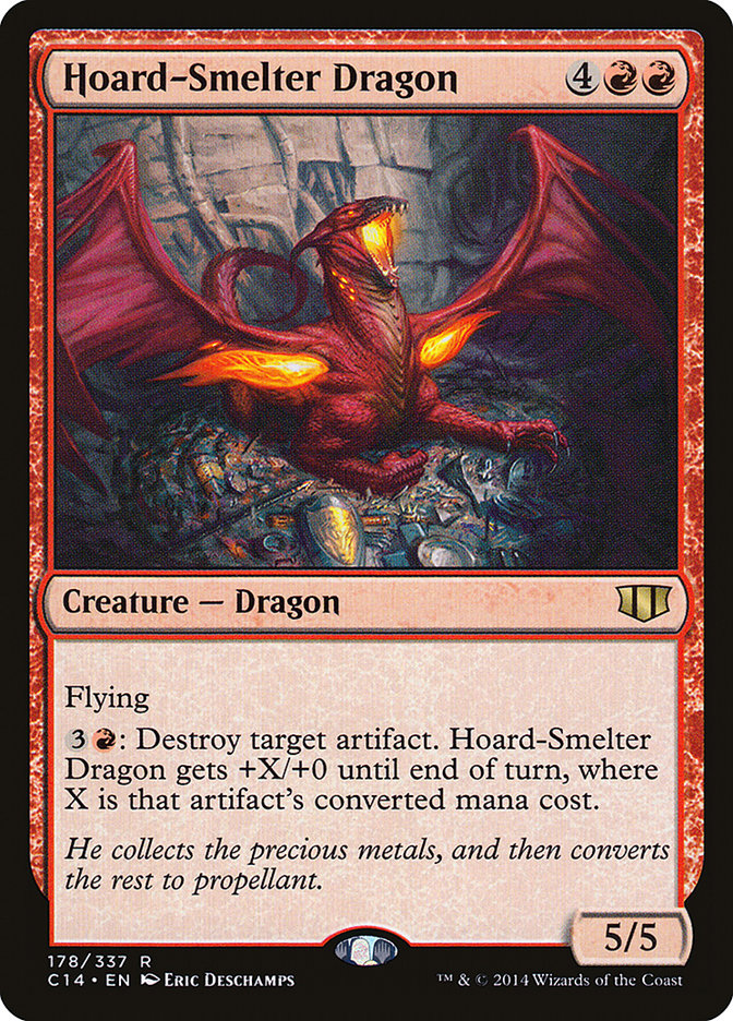Hoard-Smelter Dragon [Commander 2014] | Silver Goblin