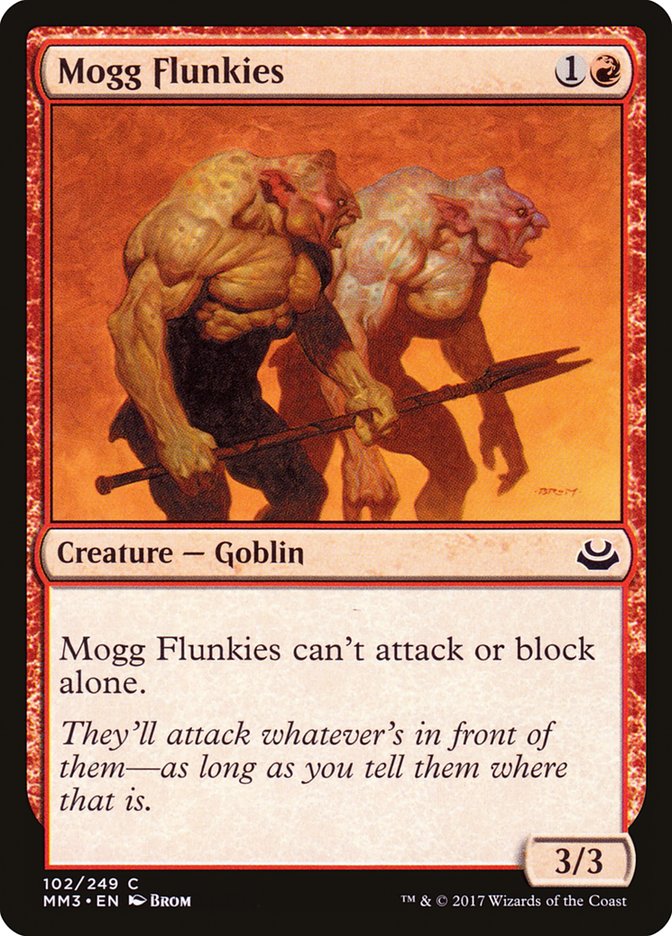 Mogg Flunkies [Modern Masters 2017] | Silver Goblin