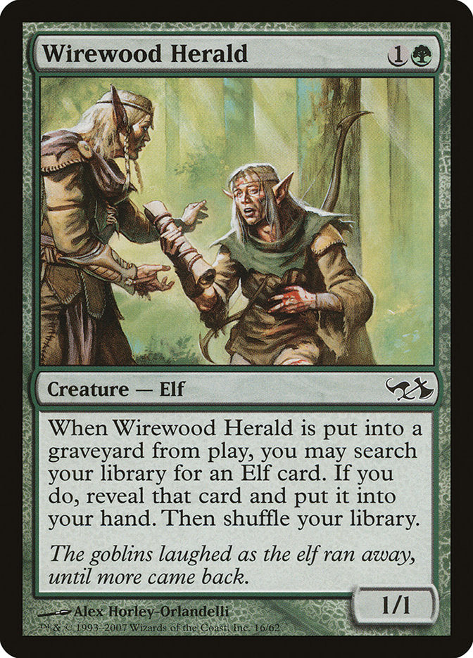 Wirewood Herald [Duel Decks: Elves vs. Goblins] | Silver Goblin