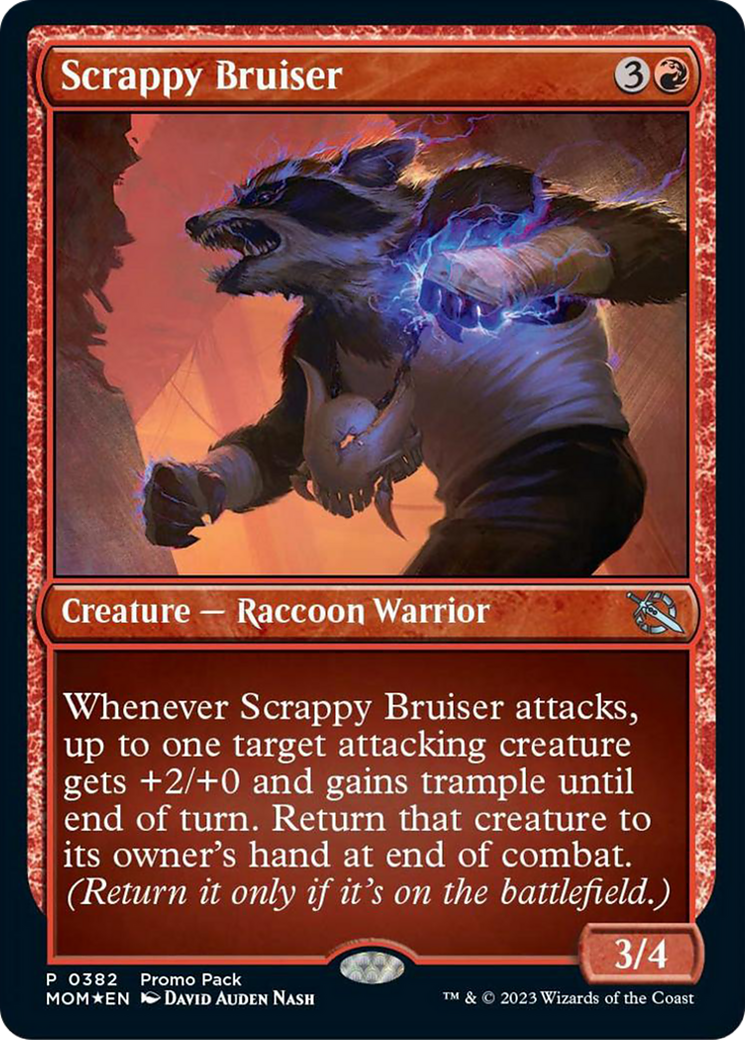Scrappy Bruiser (Promo Pack) [March of the Machine Promos] | Silver Goblin