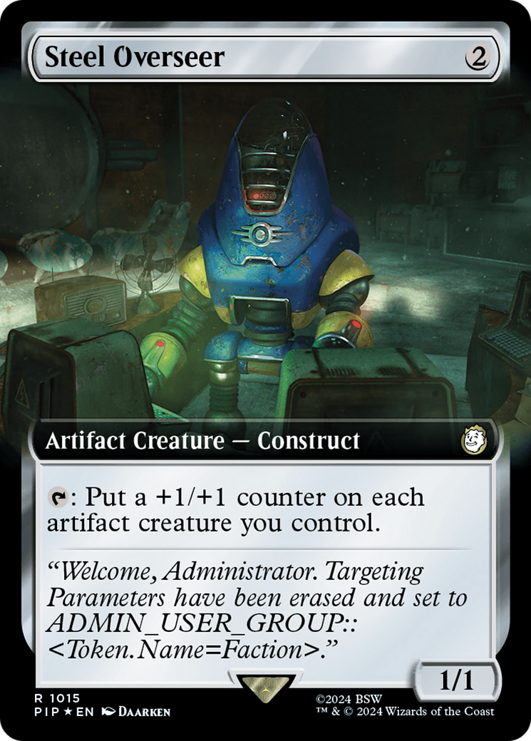 Steel Overseer (Extended Art) (Surge Foil) [Fallout] | Silver Goblin