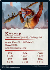 Kobold Art Card [Dungeons & Dragons: Adventures in the Forgotten Realms Art Series] | Silver Goblin