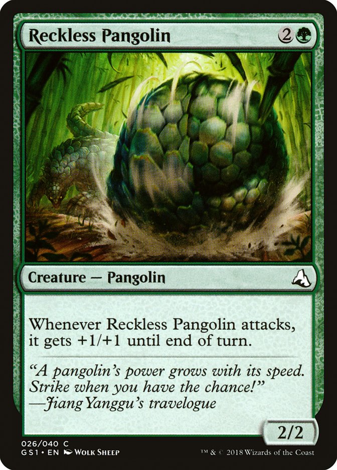 Reckless Pangolin [Global Series Jiang Yanggu & Mu Yanling] | Silver Goblin