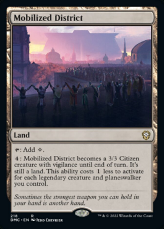 Mobilized District [Dominaria United Commander] | Silver Goblin
