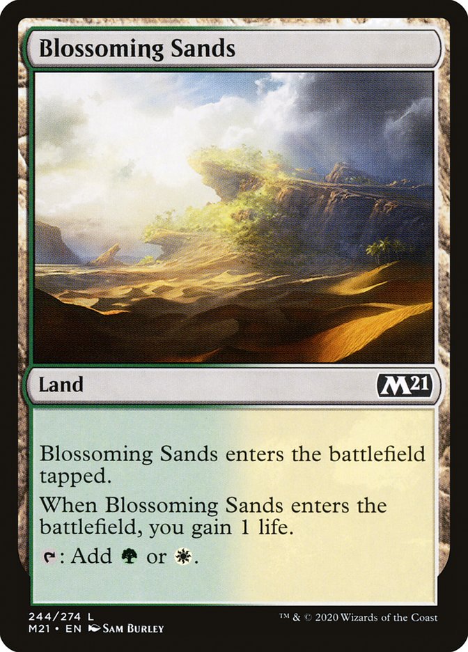 Blossoming Sands [Core Set 2021] | Silver Goblin