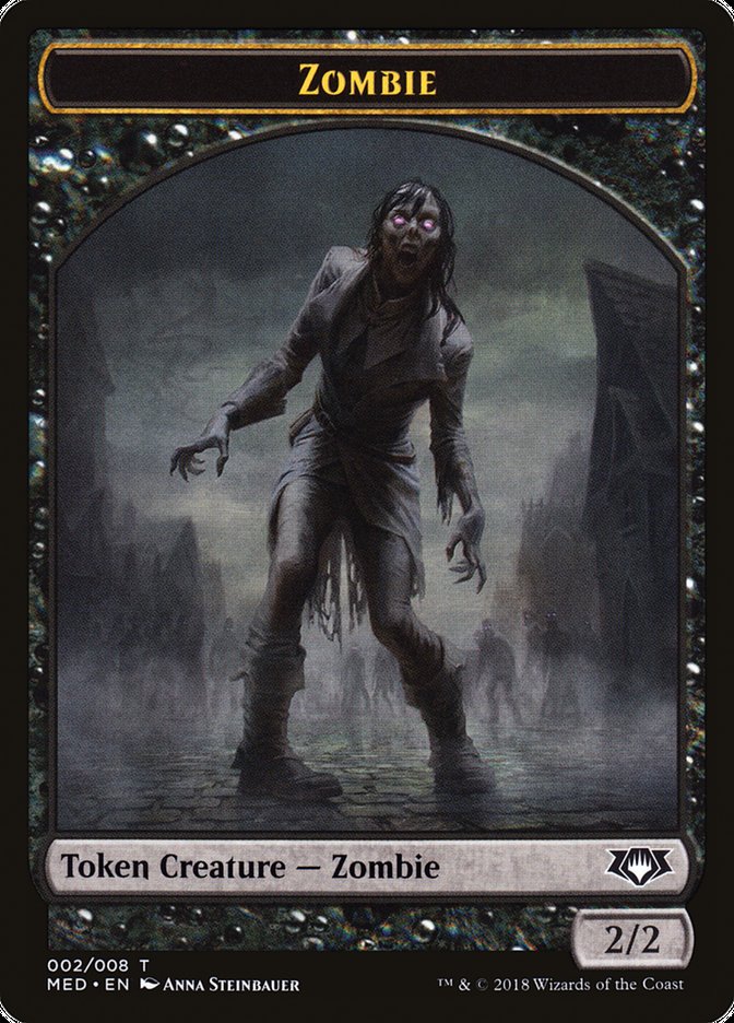 Zombie Token [Mythic Edition Tokens] | Silver Goblin