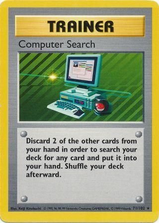 Computer Search (71/102) [Base Set Shadowless Unlimited] | Silver Goblin