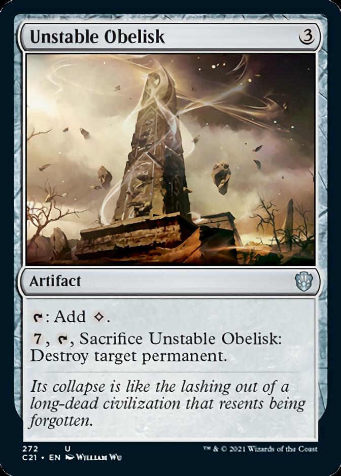 Unstable Obelisk [Commander 2021] | Silver Goblin