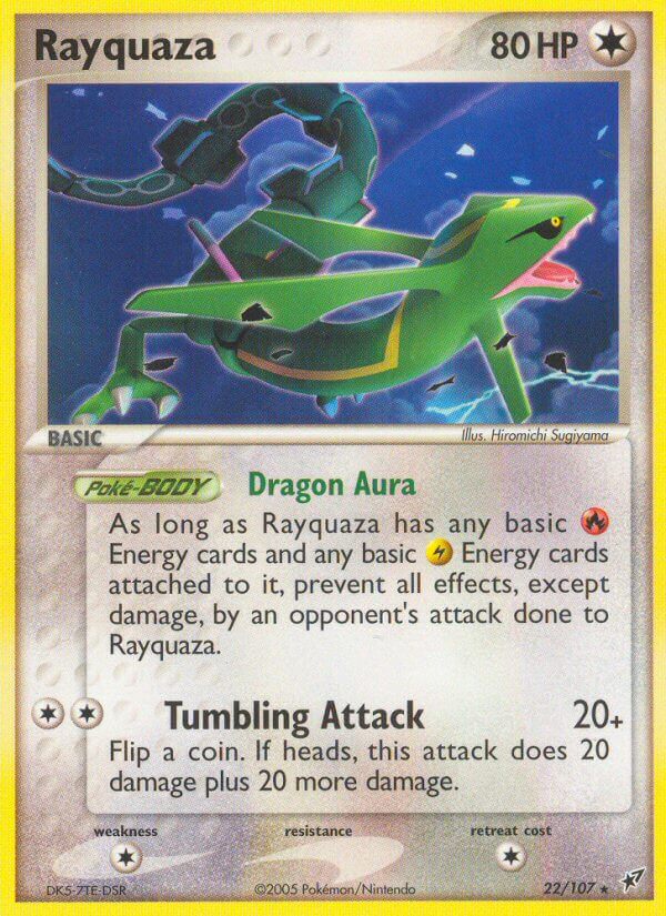 Rayquaza (22/107) (Theme Deck Exclusive) [EX: Deoxys] | Silver Goblin