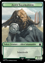Alien Salamander // Alien Insect Double-Sided Token [Doctor Who Tokens] | Silver Goblin