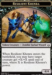 Resilient Khenra // Cat Double-Sided Token [Hour of Devastation Tokens] | Silver Goblin