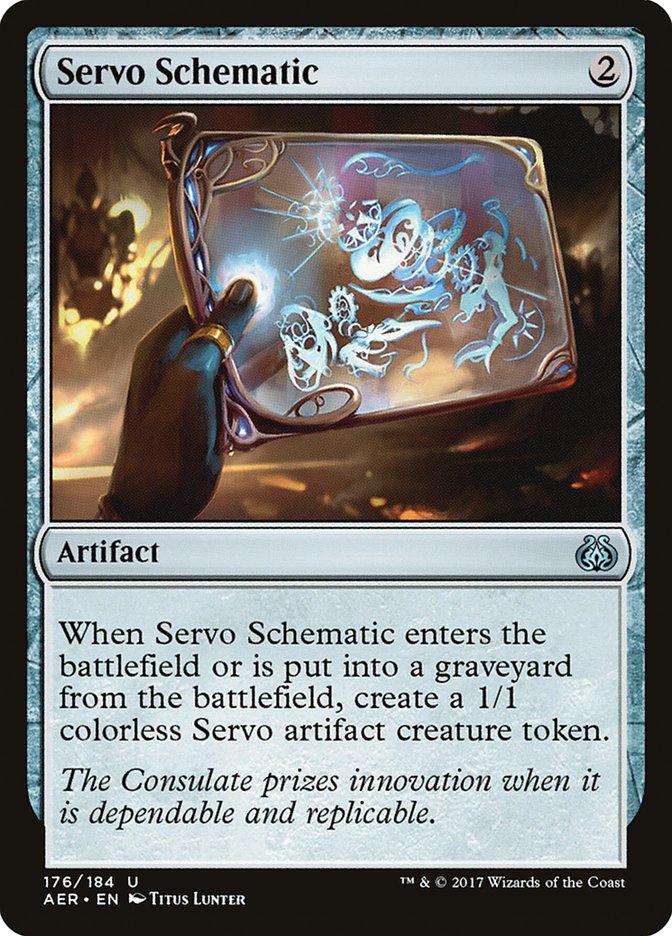 Servo Schematic [Aether Revolt] | Silver Goblin