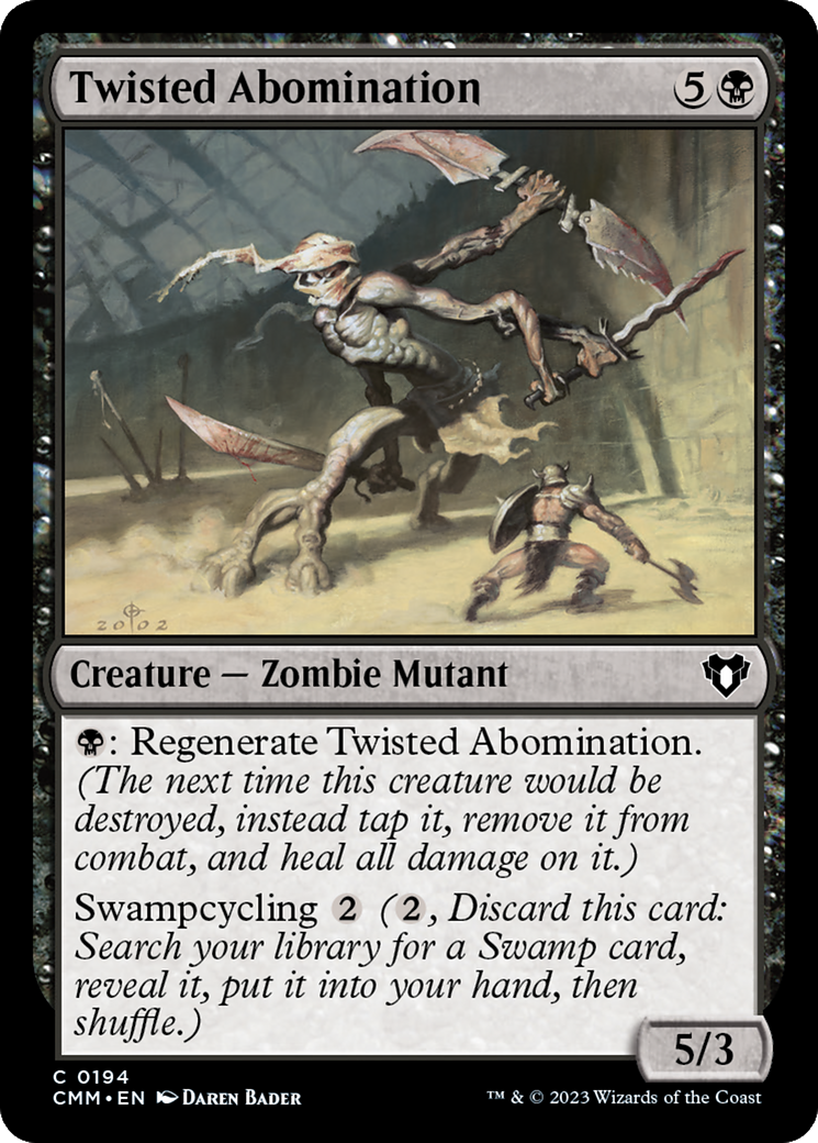 Twisted Abomination [Commander Masters] | Silver Goblin