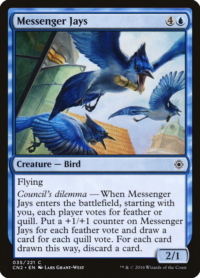 Messenger Jays [Conspiracy: Take the Crown] | Silver Goblin