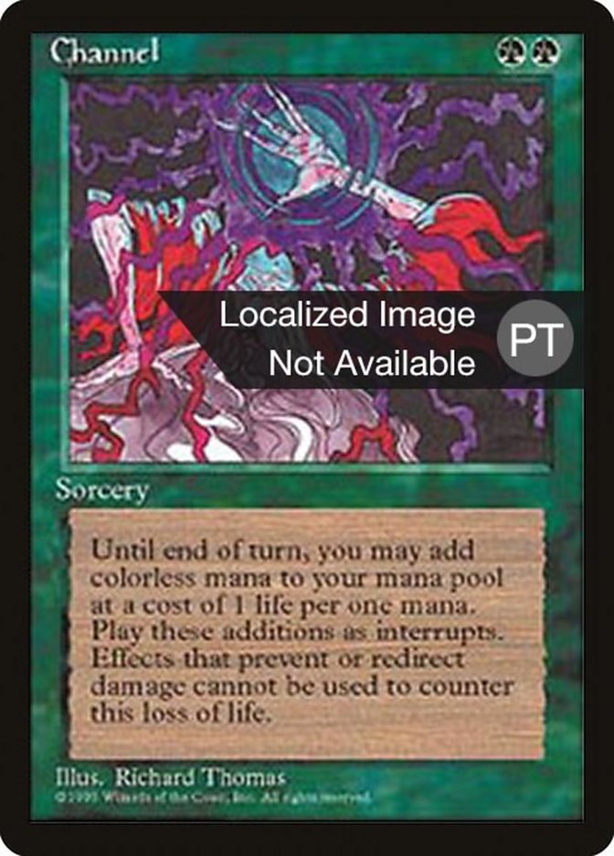 Channel [Fourth Edition (Foreign Black Border)] | Silver Goblin