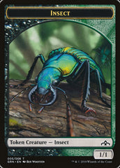 Saproling // Insect Double-Sided Token [Guilds of Ravnica Guild Kit Tokens] | Silver Goblin