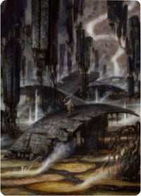 Grimclimb Pathway Art Card [Zendikar Rising Art Series] | Silver Goblin