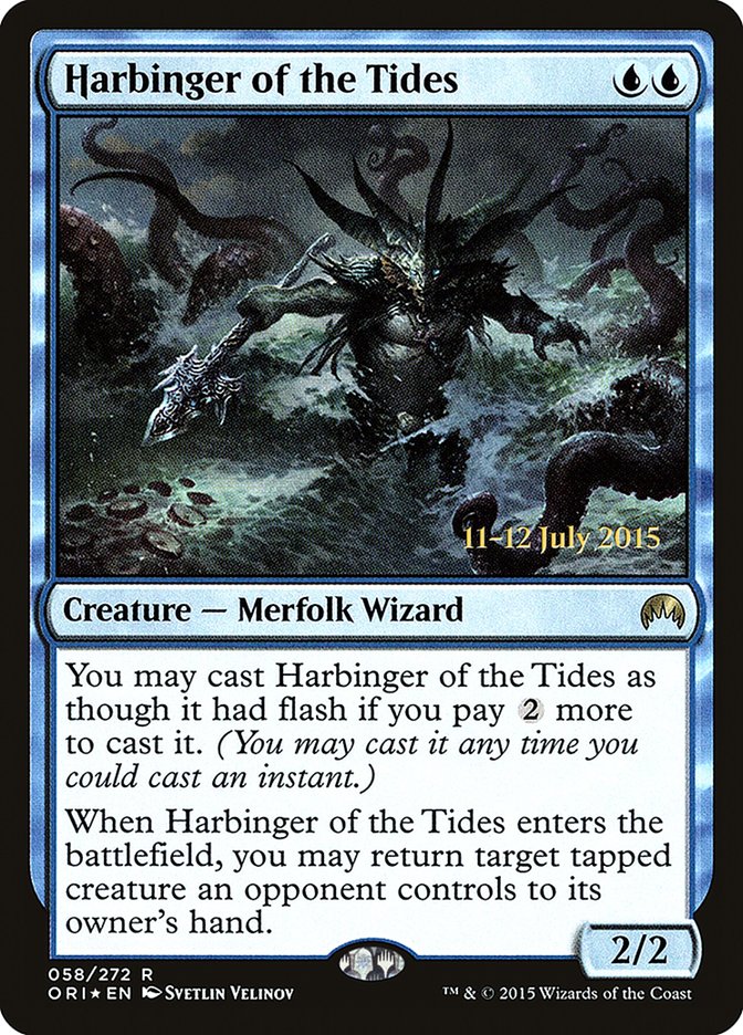 Harbinger of the Tides [Magic Origins Prerelease Promos] | Silver Goblin