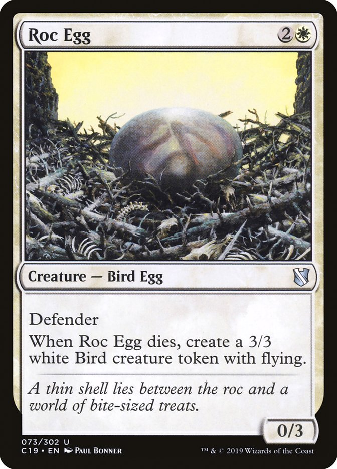 Roc Egg [Commander 2019] | Silver Goblin