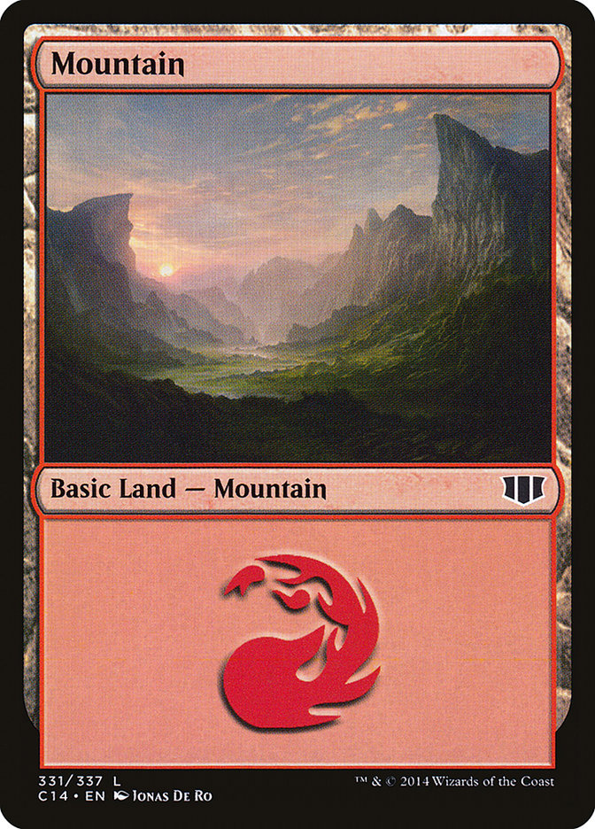 Mountain (331) [Commander 2014] | Silver Goblin