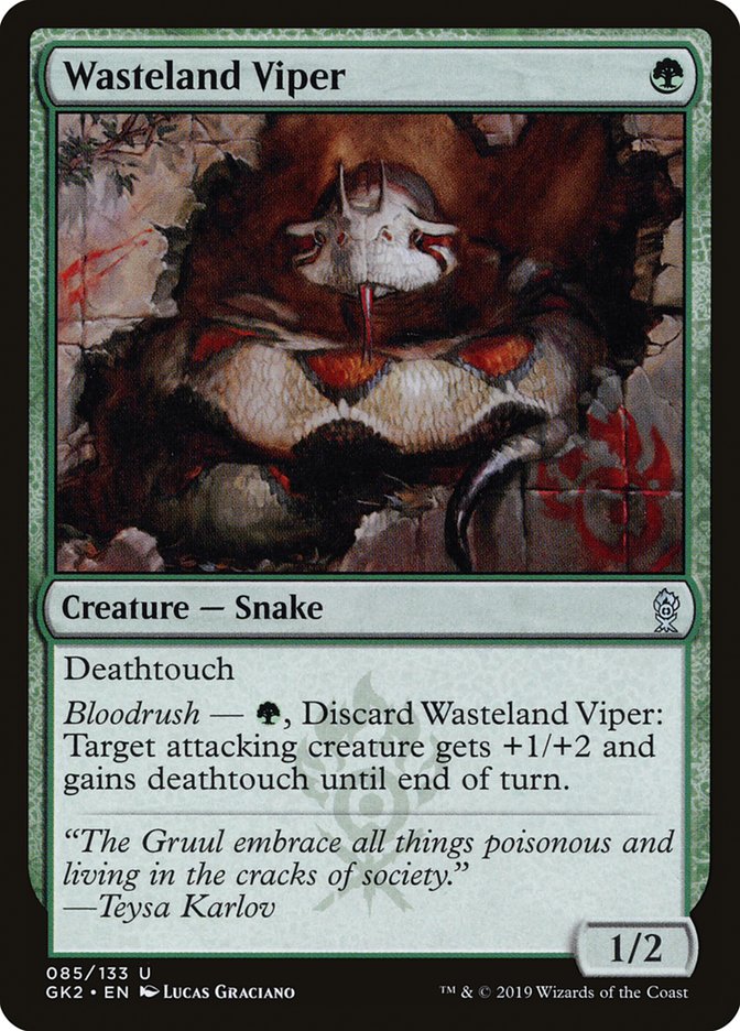 Wasteland Viper [Ravnica Allegiance Guild Kit] | Silver Goblin