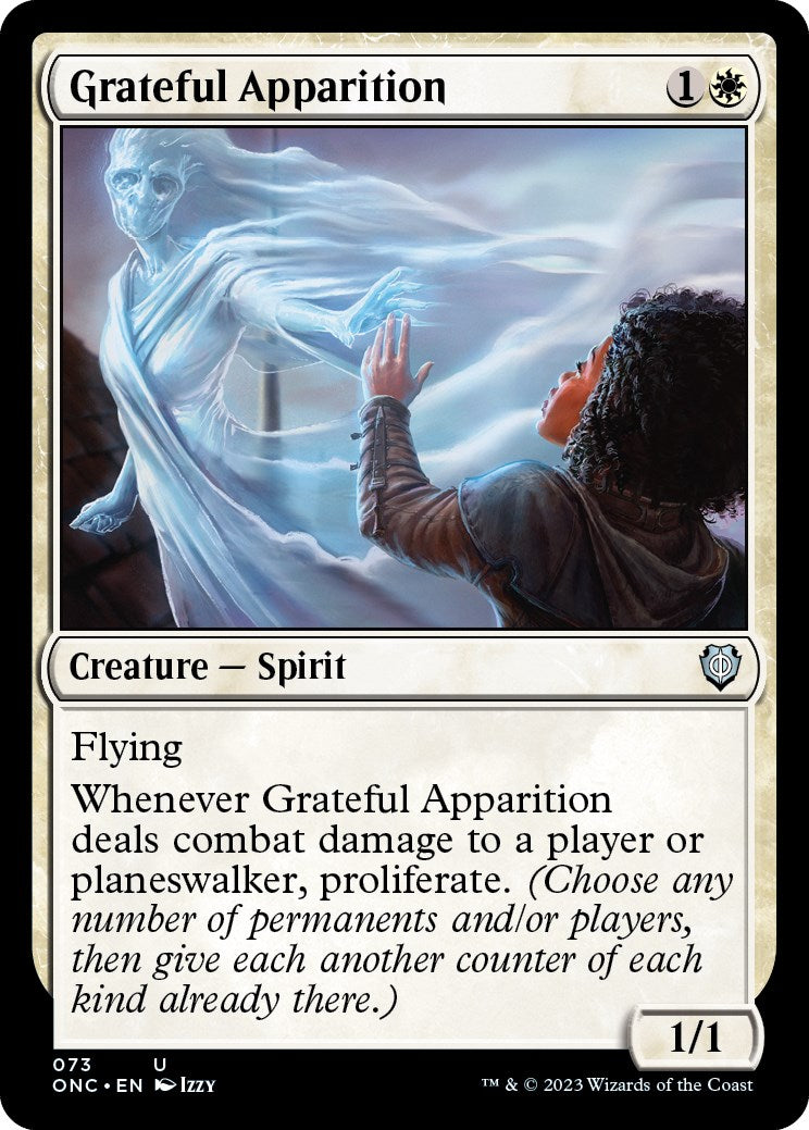 Grateful Apparition [Phyrexia: All Will Be One Commander] | Silver Goblin