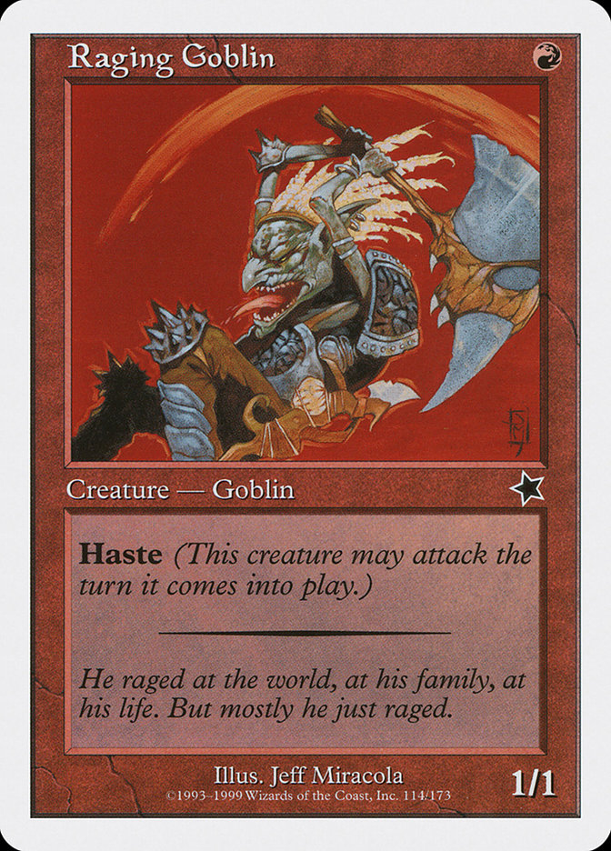 Raging Goblin [Starter 1999] | Silver Goblin