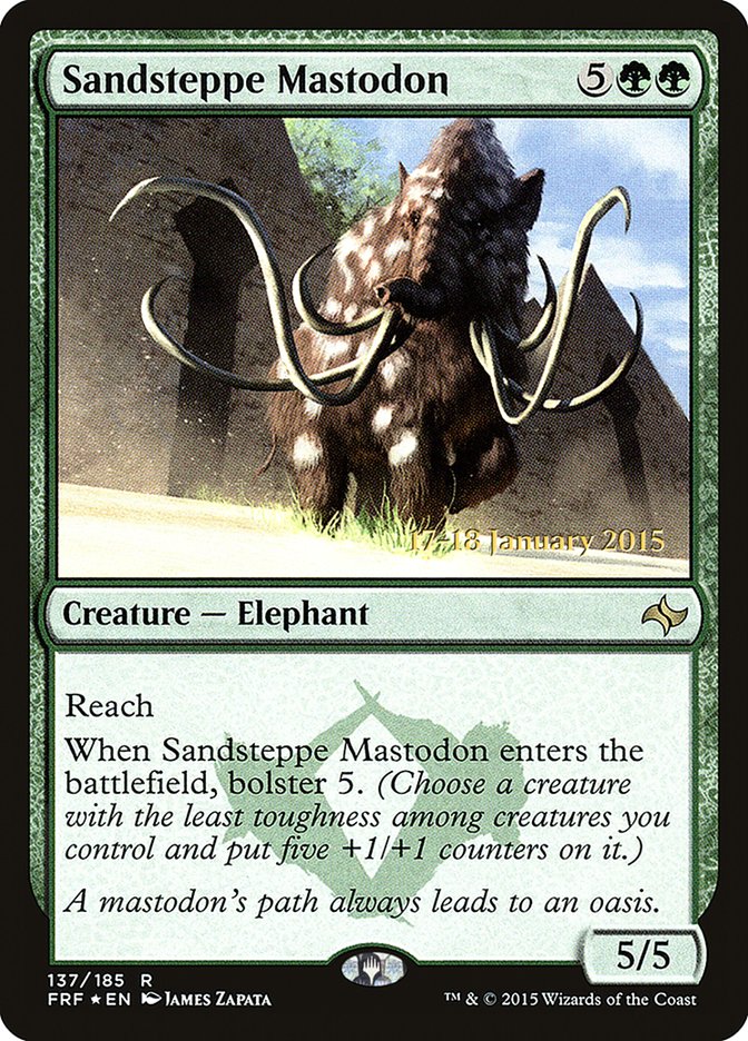 Sandsteppe Mastodon [Fate Reforged Prerelease Promos] | Silver Goblin