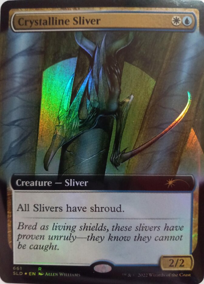 Crystalline Sliver (Extended Art) [Secret Lair Drop Promos] | Silver Goblin