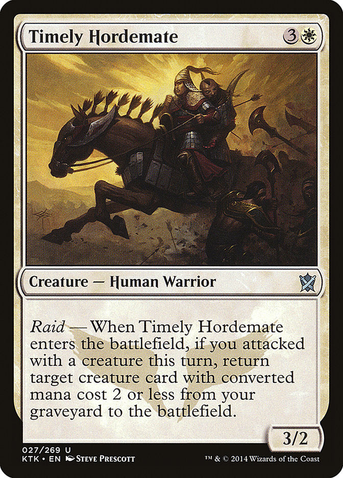 Timely Hordemate [Khans of Tarkir] | Silver Goblin