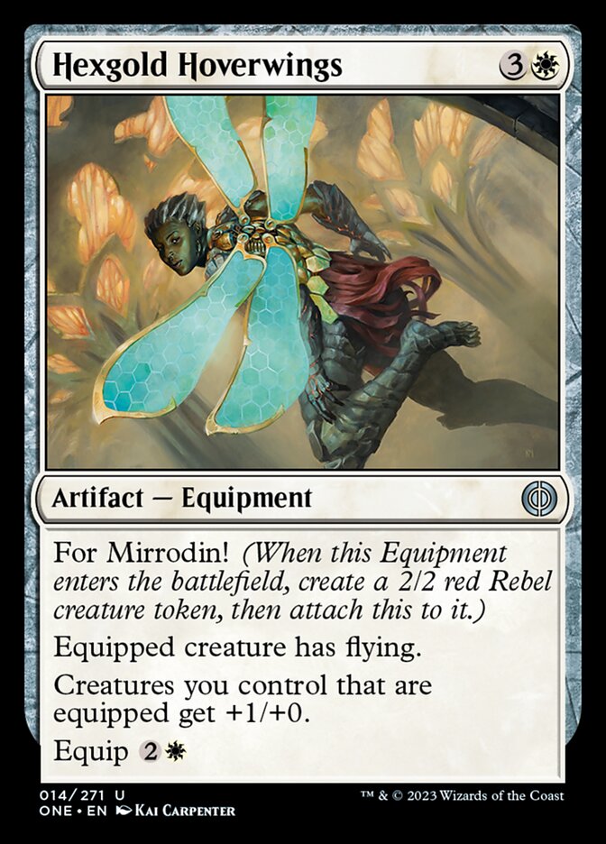 Hexgold Hoverwings [Phyrexia: All Will Be One] | Silver Goblin