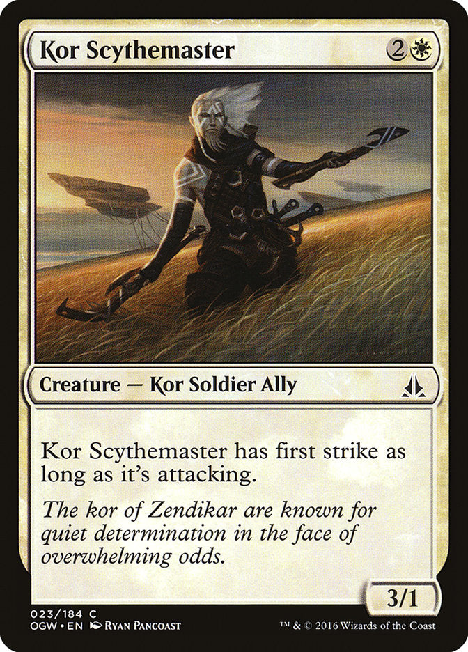 Kor Scythemaster [Oath of the Gatewatch] | Silver Goblin