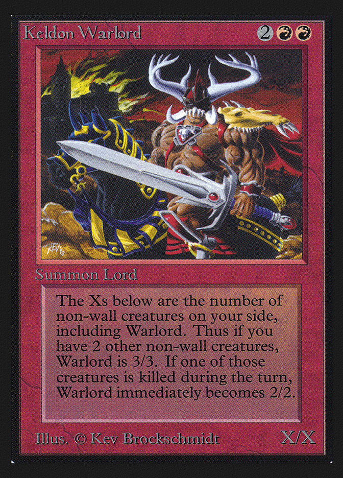 Keldon Warlord [International Collectors' Edition] | Silver Goblin