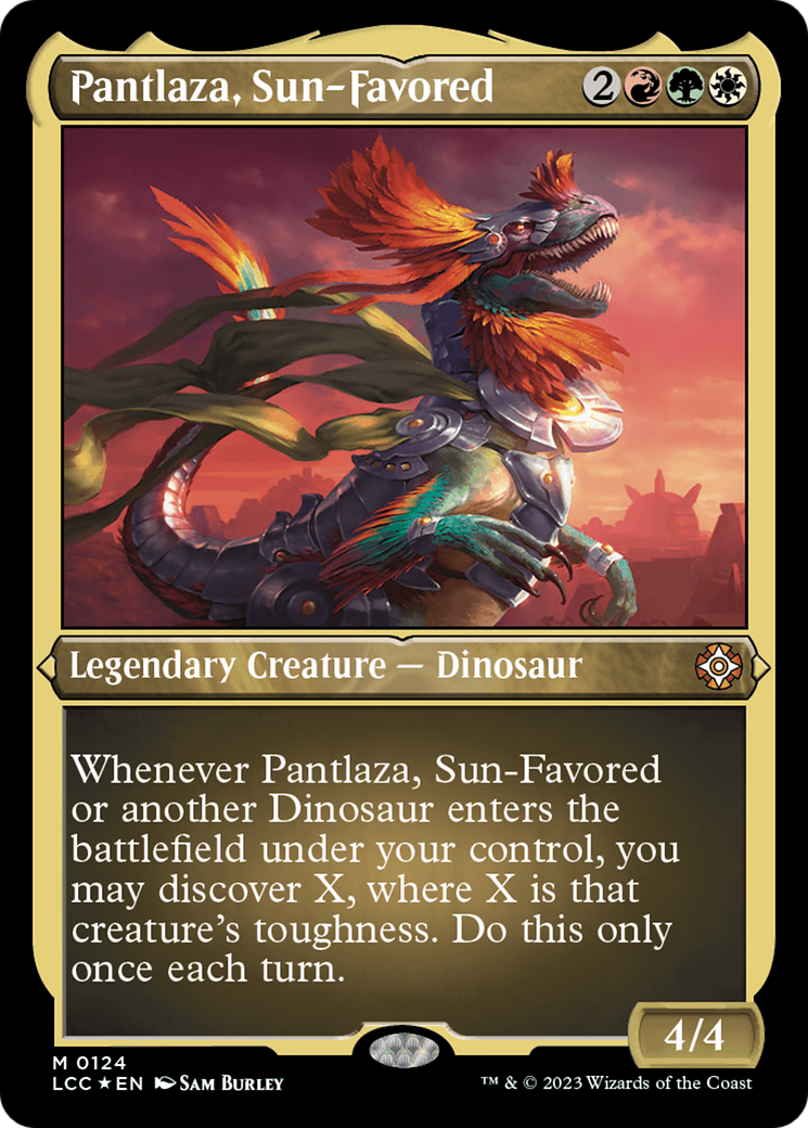 Pantlaza, Sun-Favored (Display Commander) [The Lost Caverns of Ixalan Commander] | Silver Goblin