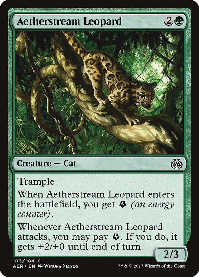 Aetherstream Leopard [Aether Revolt] | Silver Goblin