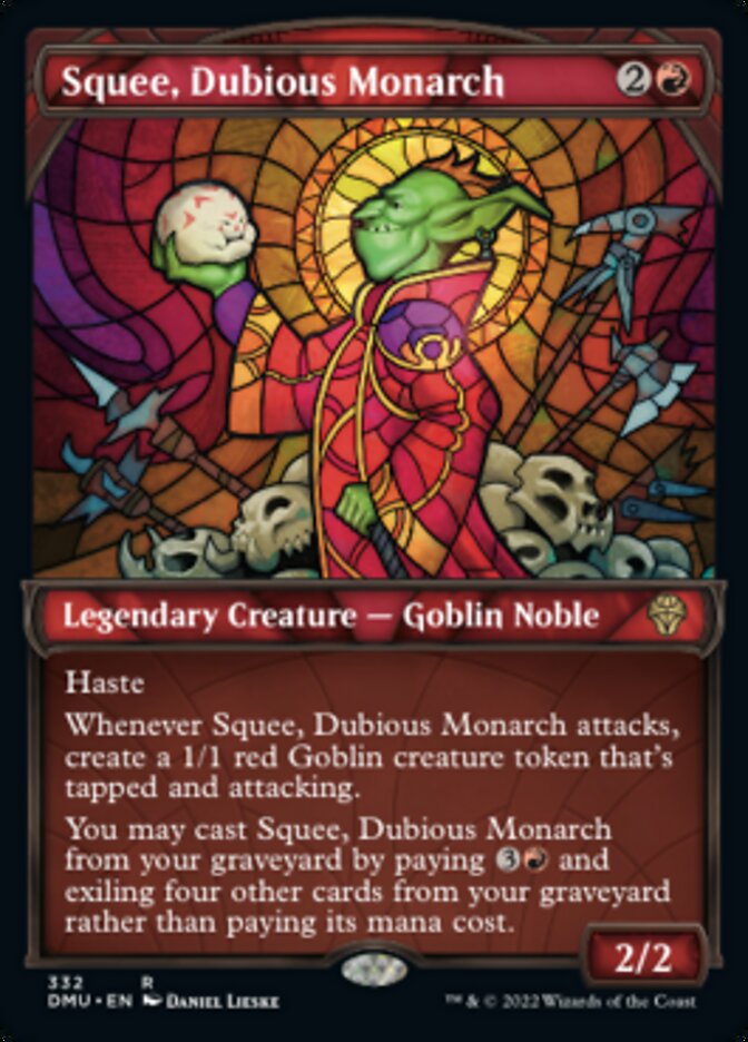 Squee, Dubious Monarch (Showcase Textured) [Dominaria United] | Silver Goblin
