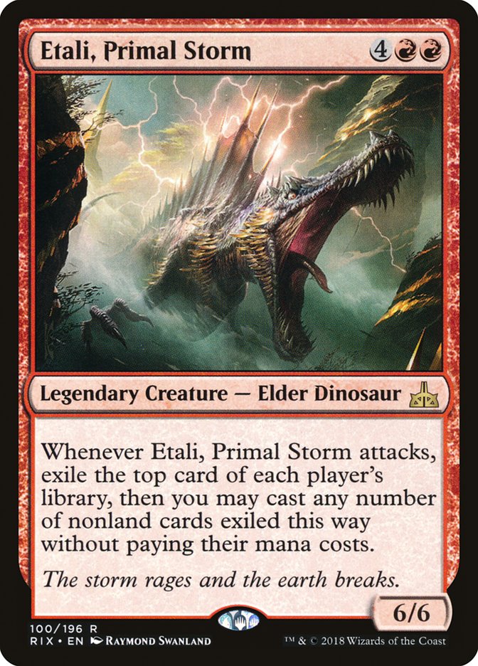 Etali, Primal Storm [Rivals of Ixalan] | Silver Goblin