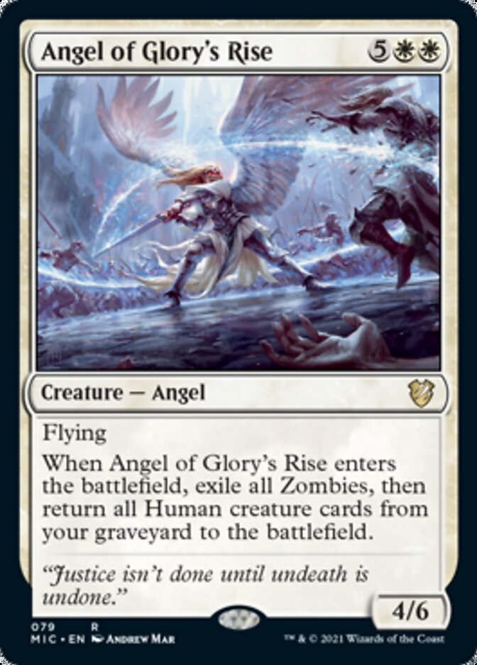 Angel of Glory's Rise [Innistrad: Midnight Hunt Commander] | Silver Goblin