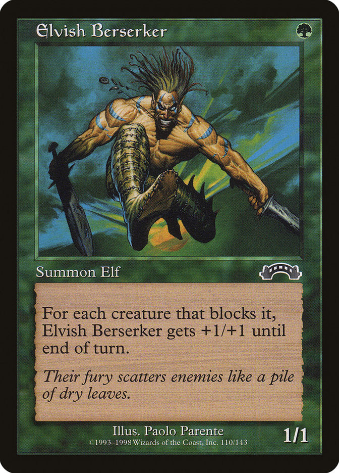 Elvish Berserker [Exodus] | Silver Goblin