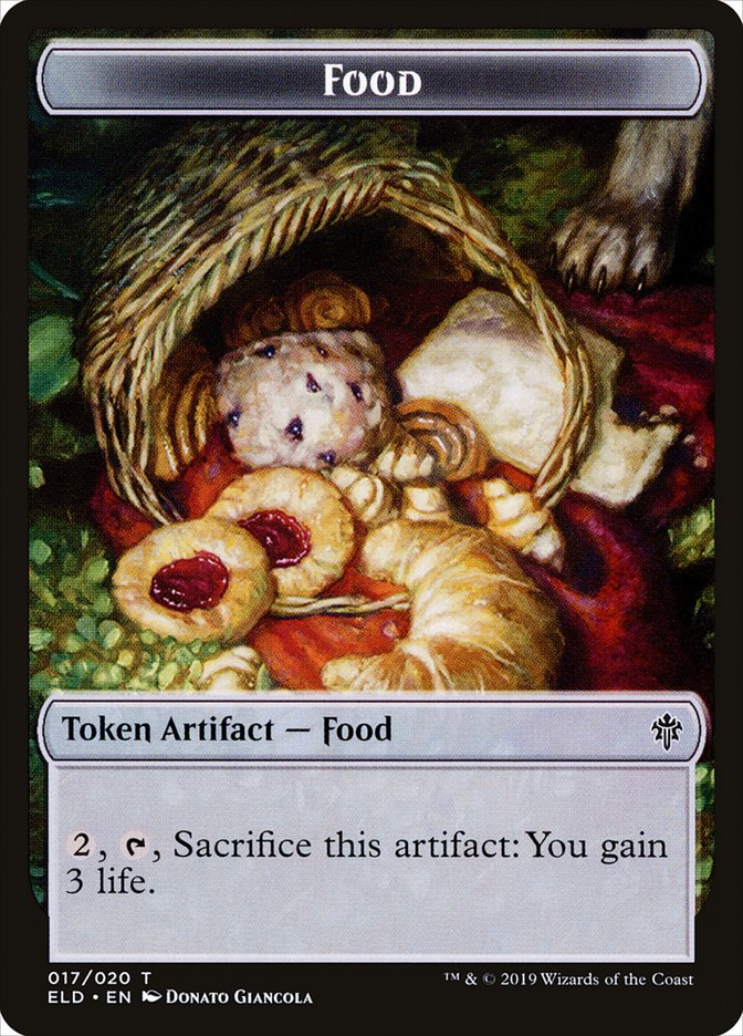 Food Token (017/020) [Throne of Eldraine Tokens] | Silver Goblin
