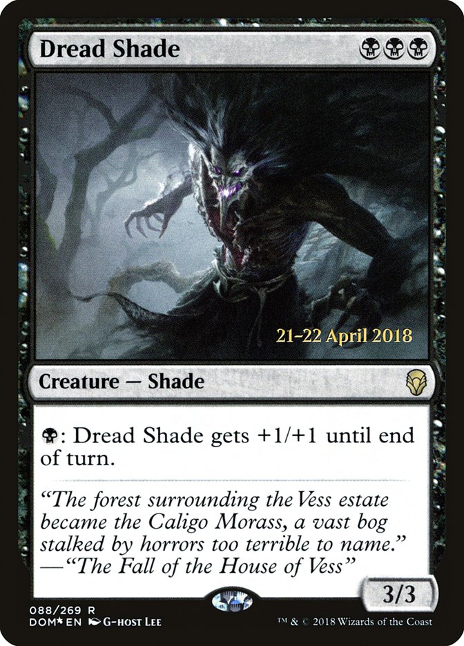 Dread Shade [Dominaria Prerelease Promos] | Silver Goblin
