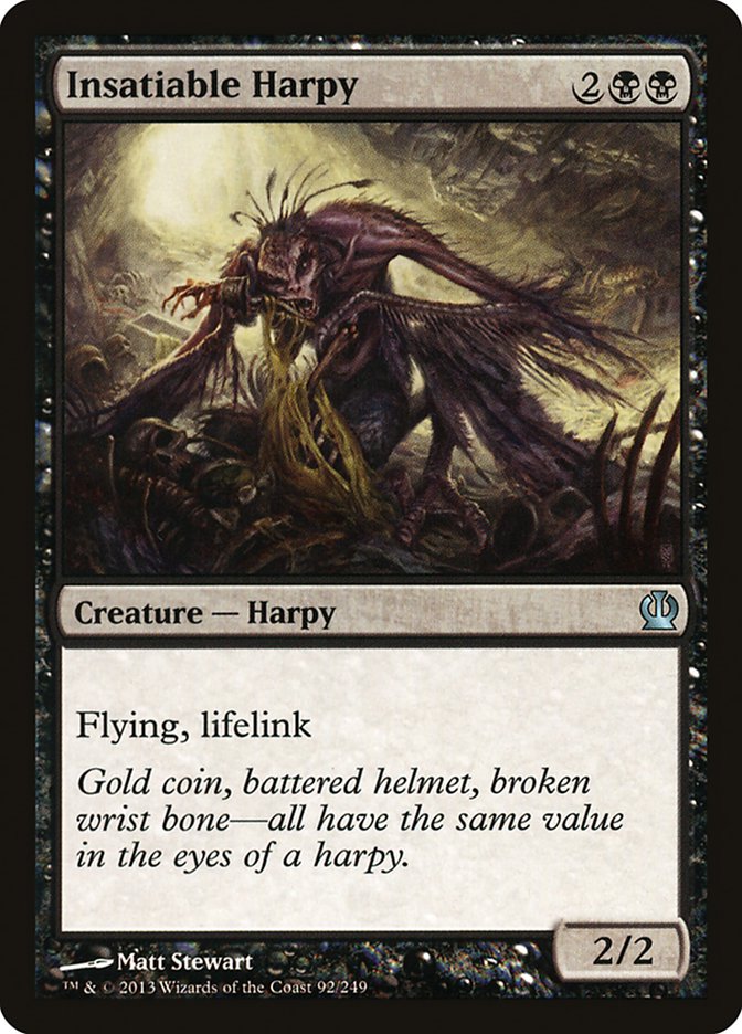 Insatiable Harpy [Theros] | Silver Goblin