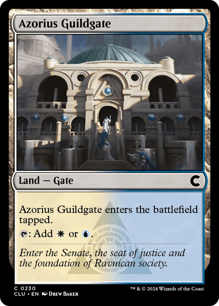 Azorius Guildgate [Ravnica: Clue Edition] | Silver Goblin