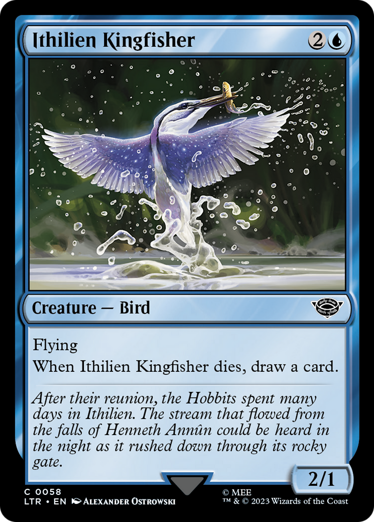 Ithilien Kingfisher [The Lord of the Rings: Tales of Middle-Earth] | Silver Goblin