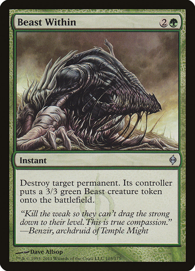 Beast Within [New Phyrexia] | Silver Goblin