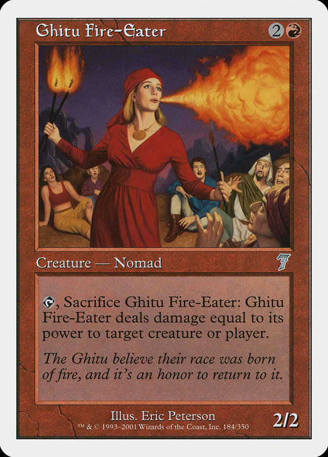 Ghitu Fire-Eater [Seventh Edition] | Silver Goblin