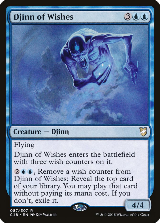 Djinn of Wishes [Commander 2018] | Silver Goblin